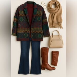 Vintage Women’s GSL Aztec Blazer